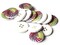 15 20mm Colorful Spiral Buttons 4 Hole Round Wood Buttons Wooden Buttons